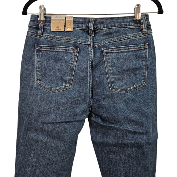 Prana Siena Jeans In True Blue Size 8 Regular - Picture 6 of 8